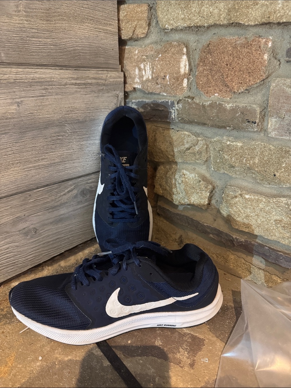 Nike Men’s Athletic Running Shoes - Navy/White